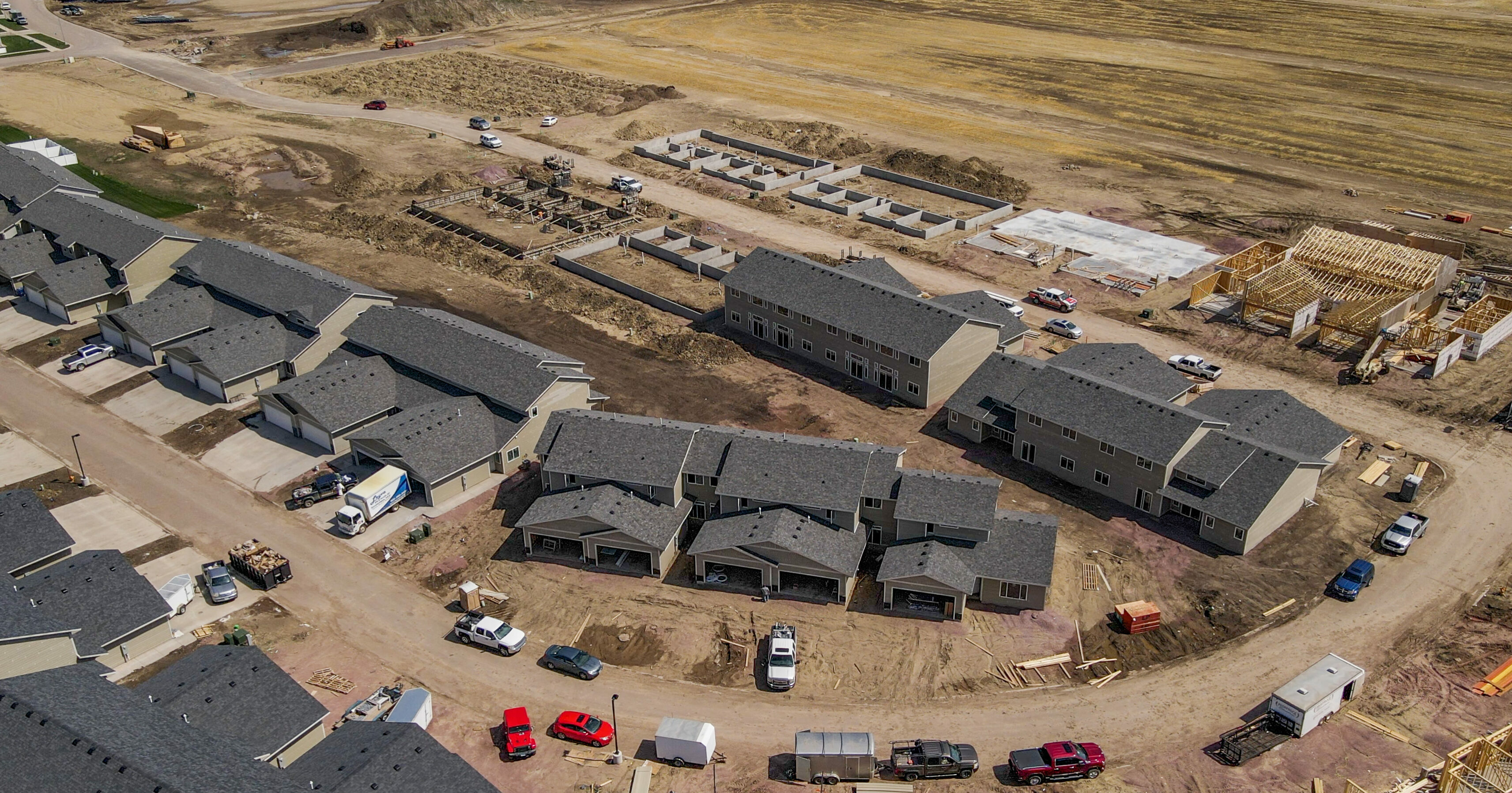 Aerial View of Donahoe Farms in Southeast Sioux Falls